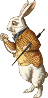 Rabbit from The Nursery Alice.